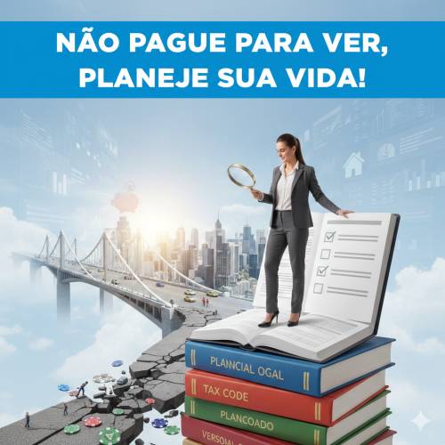 “NÃO PAGUE PARA VER, PLANEJE SUA VIDA!”