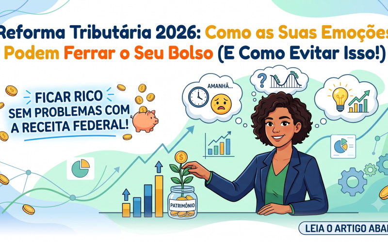 Reforma Tributária 2026: Como as Suas Emoções Podem Prejudicar o Seu Bolso (E Como Evitar Isso!)