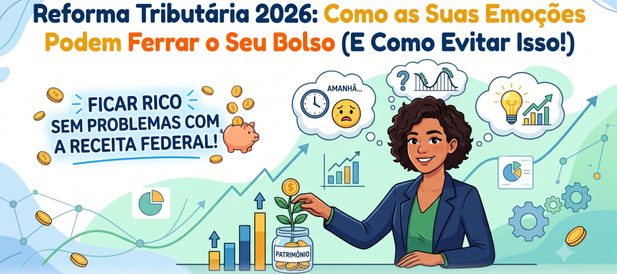 Reforma Tributária 2026: Como as Suas Emoções Podem Prejudicar o Seu Bolso (E Como Evitar Isso!)