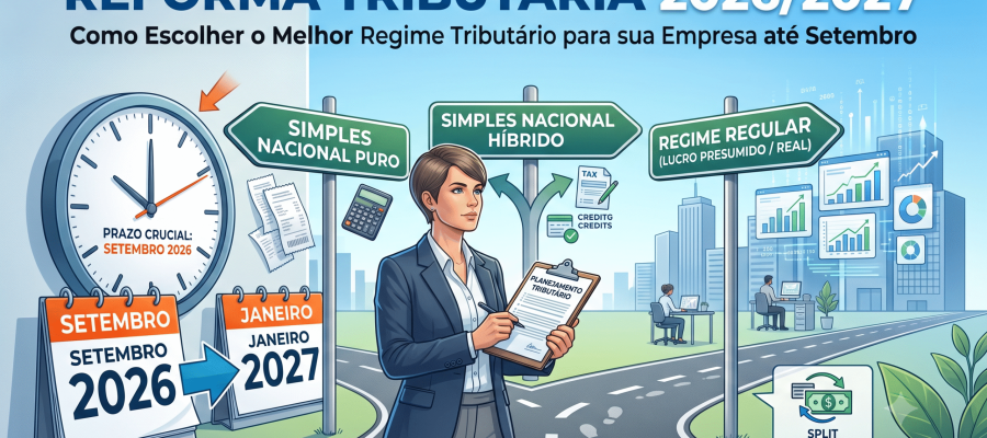 Reforma Tributária 2026/2027: Como Escolher o Melhor Regime Tributário para sua Empresa até Setembro